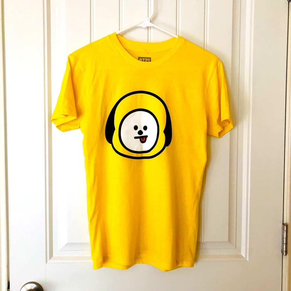 BT21 yellow Chimmy BTS shirt XS